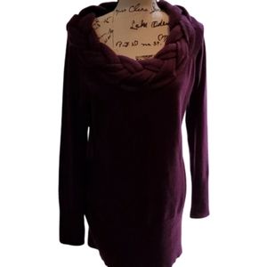 Questions by Say What Plum long sweater